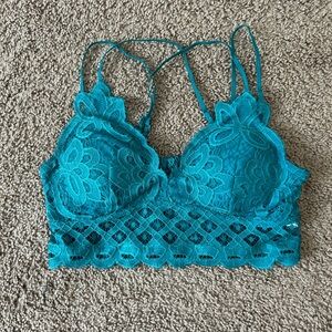 Teal Lace Bralette